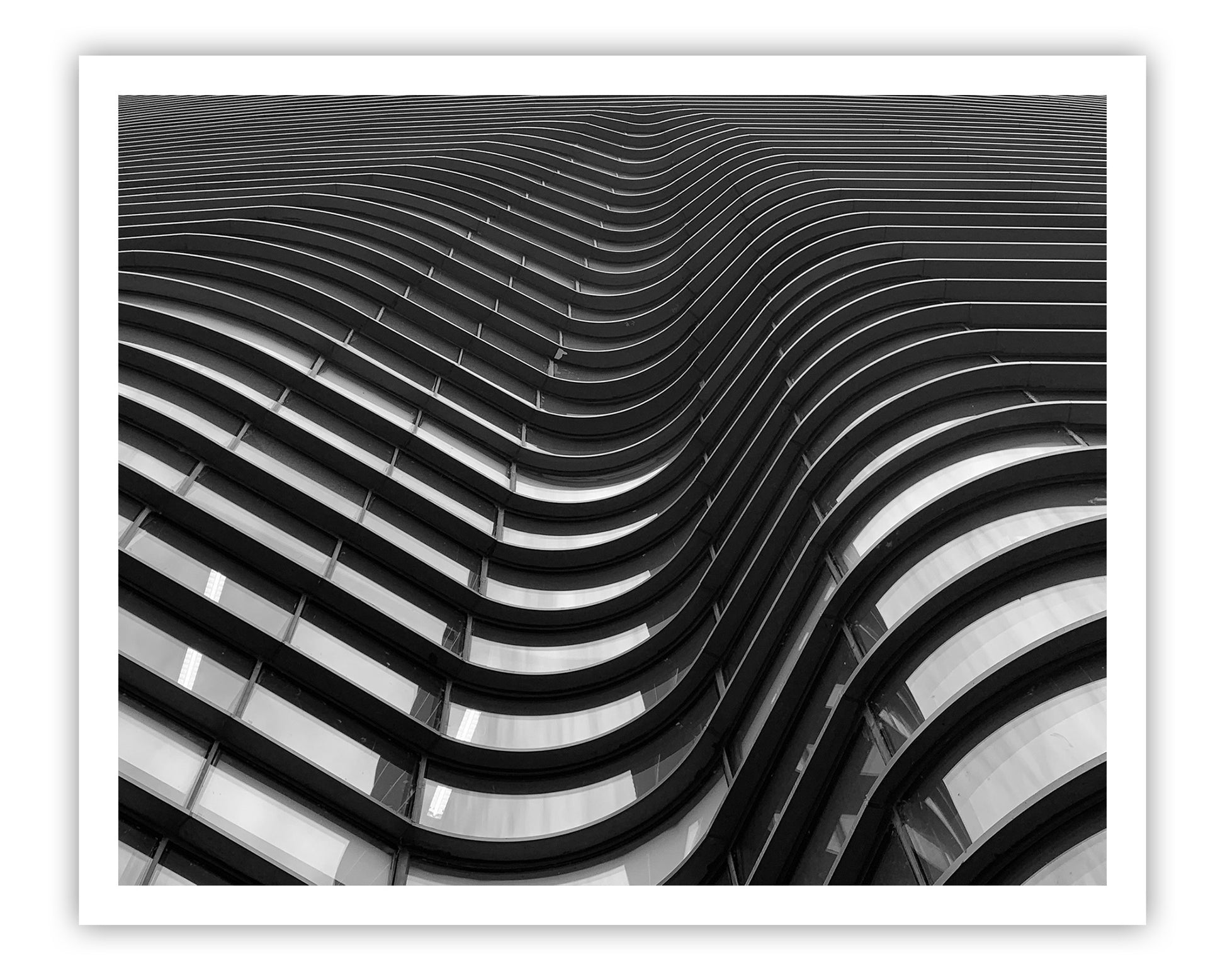 Print of Twin Tree Towers No. 1 by Larry Halff