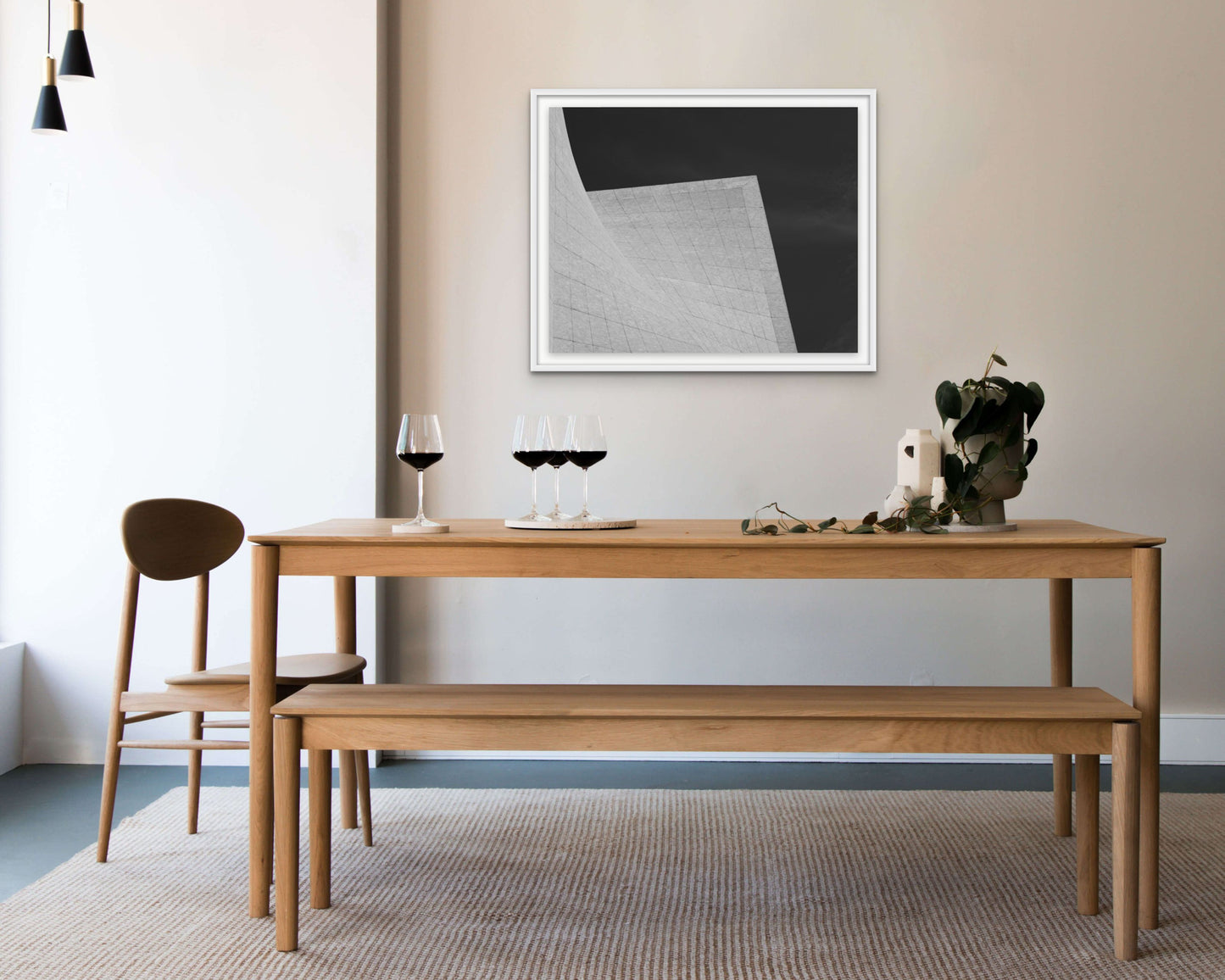 Installed print of The Cathedral of Saint Mary of the Assumption No. 4 by Larry Halff