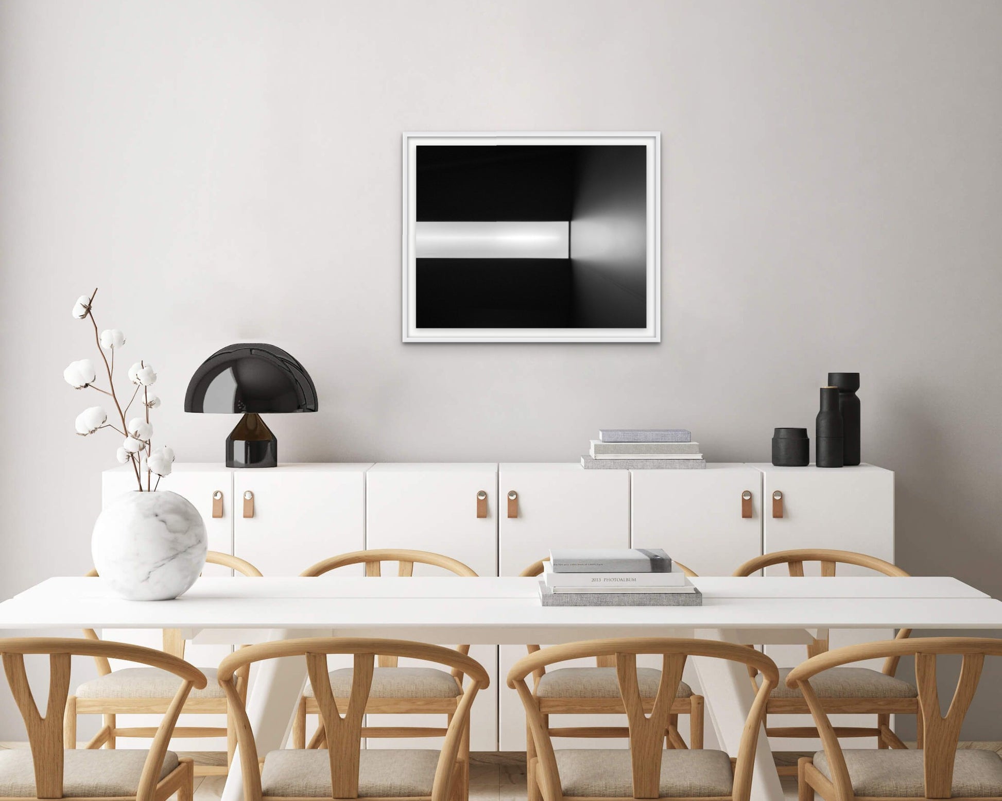 Installed print of Leeum, Samsung Museum of Art No. 3 by Larry Halff