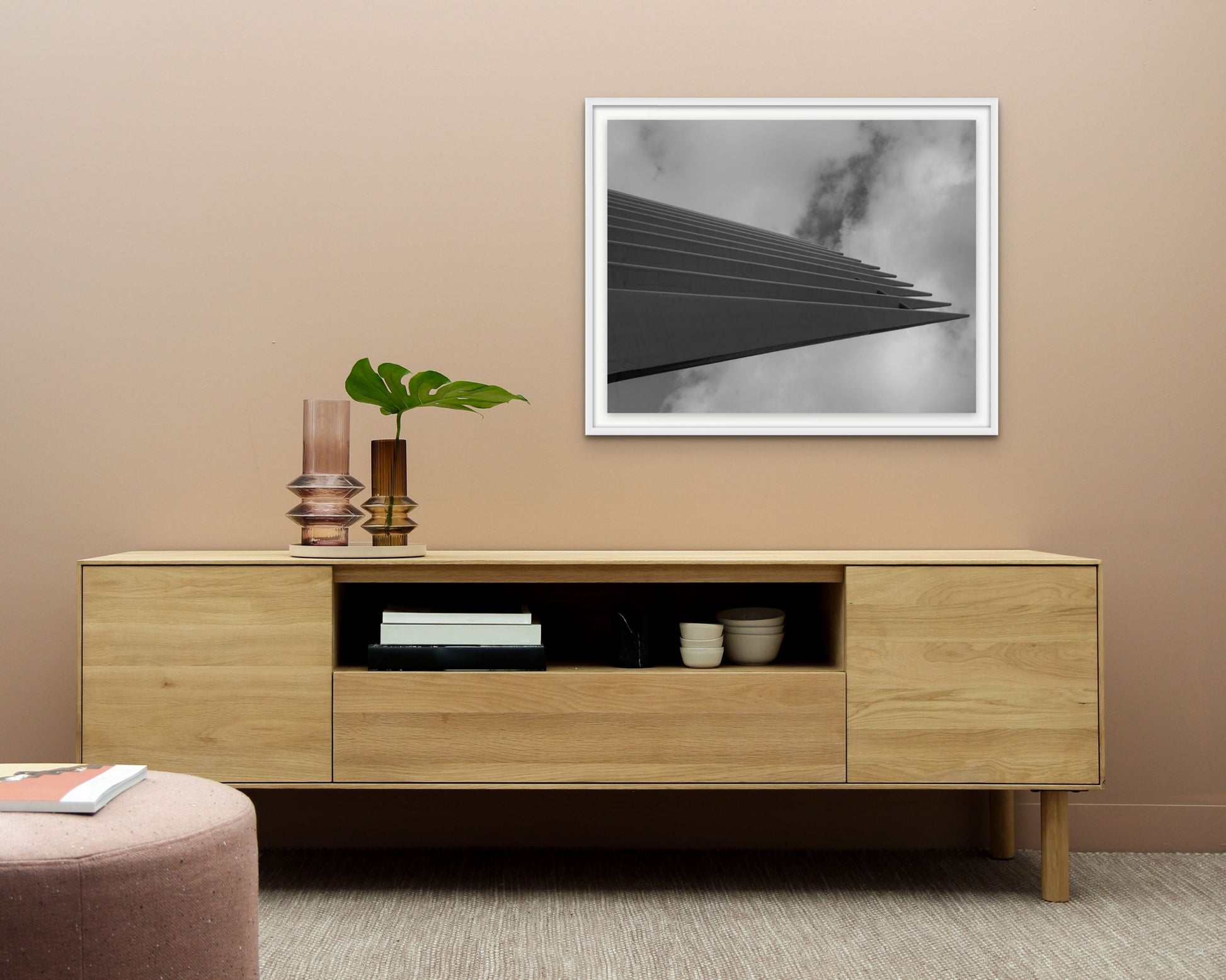 Installed print of Oculus Station No. 3 by Larry Halff