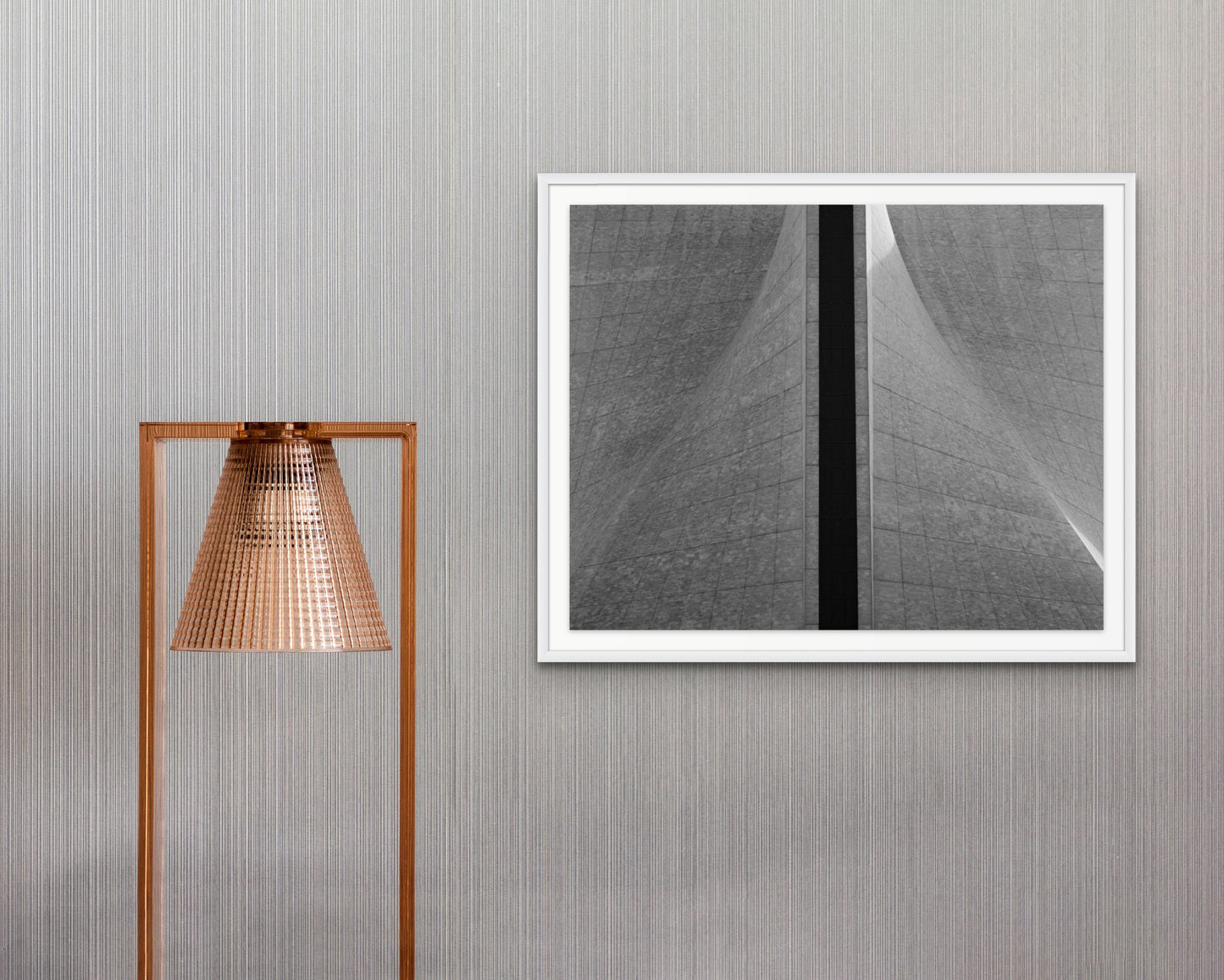 Installed print of The Cathedral of Saint Mary of the Assumption No. 6 by Larry Halff