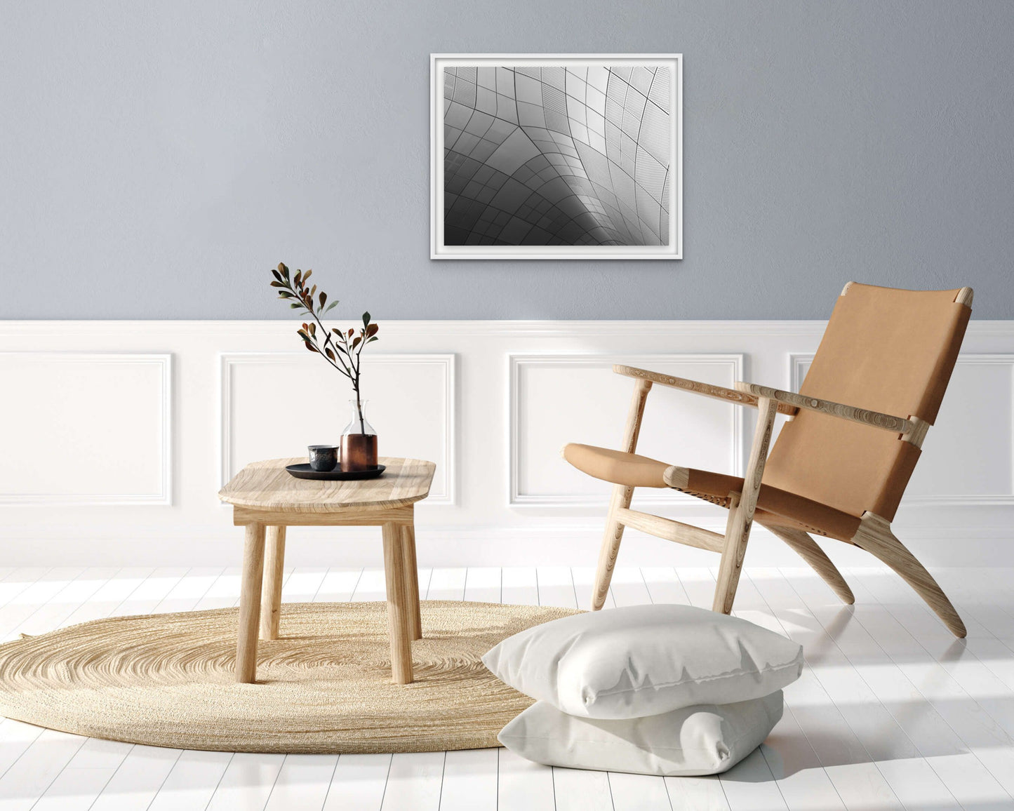 Installed print of Dongdaemun Design Plaza No. 4 by Larry Halff