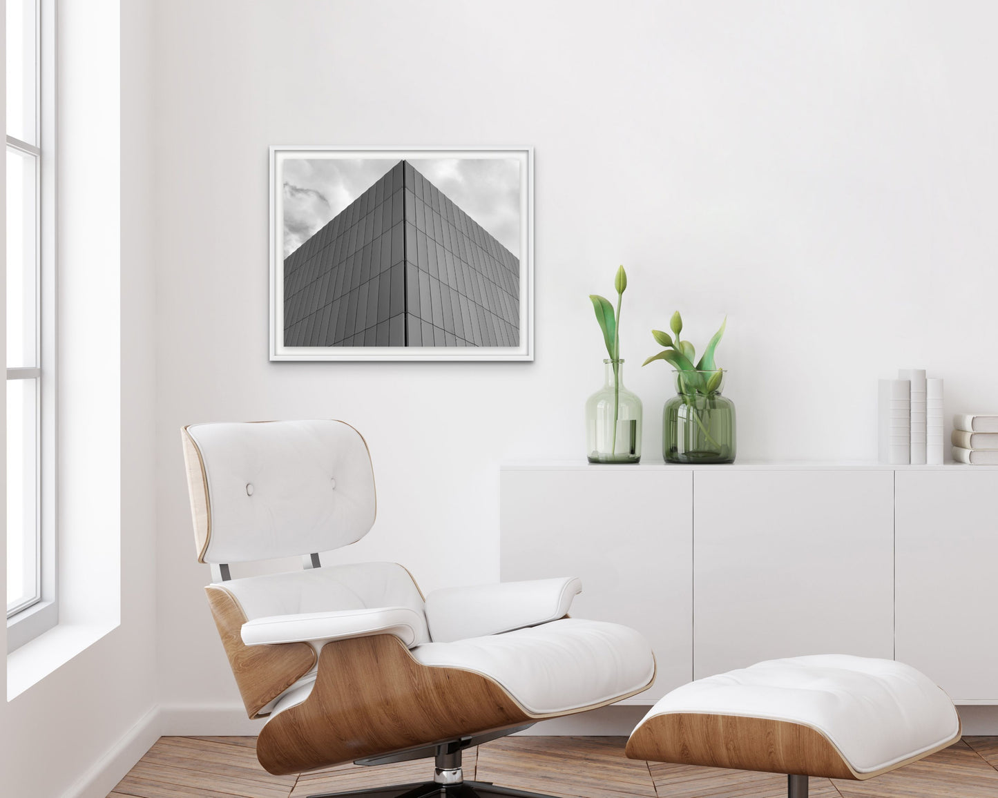 Installed print of National Museum of Modern and Contemporary Art No. 1 by Larry Halff