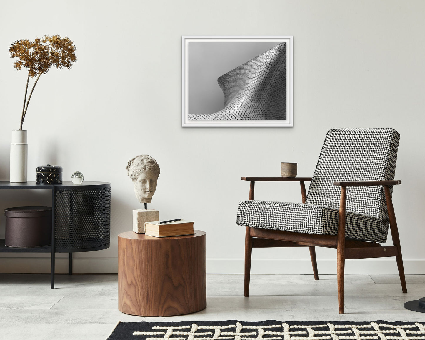 Installed print of Museo Soumaya No. 4 by Larry Halff